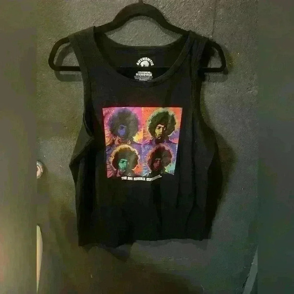 Men’s Jimi Hendrix Black Tank Top Small - Picture 1 of 4
